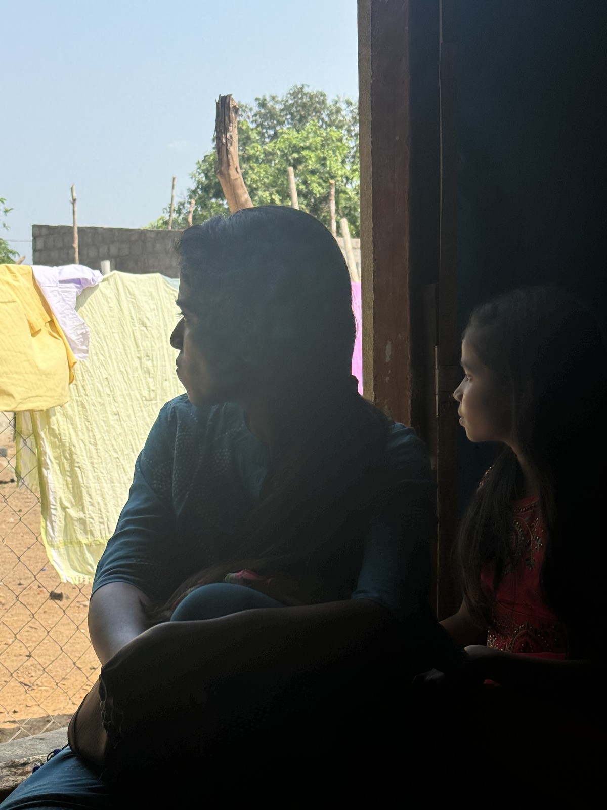 Anusha, a theater actor from Hyderabad, and Joshitha, a Koya girl, who played the adult and young Karuna in the film